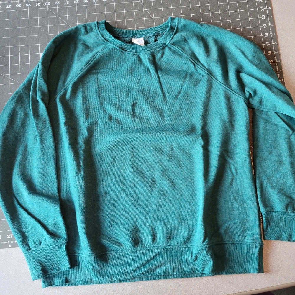 Time and Tru Crew Neck/Sweatshirt Teal